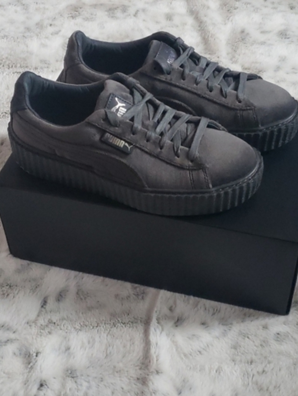 Fenty x Puma Gray Creepers Size 7
